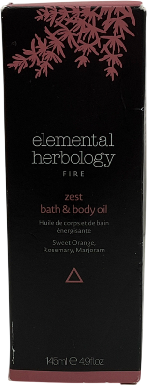 Elemental herbology Zest Bath And Body Oil 145 ml