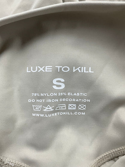 luxe to kill Cream Stone Gym Shorts UK S