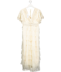 Whoo Cream Lace Tiered Dress UK L/XL