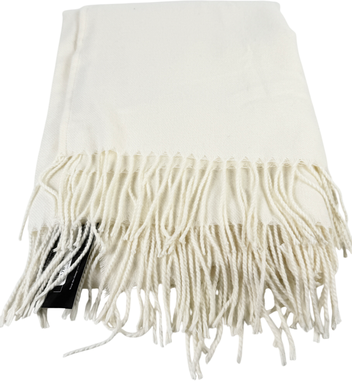 H&M Cream Woven Scarf One Size