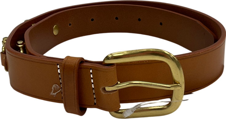 J.Mclaughlin Brown Zuri Leather Belt UK S
