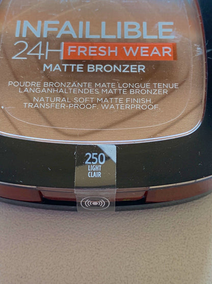 L'Oreal Infaillible 24H Fresh Wear Matte Bronzer 250 Light