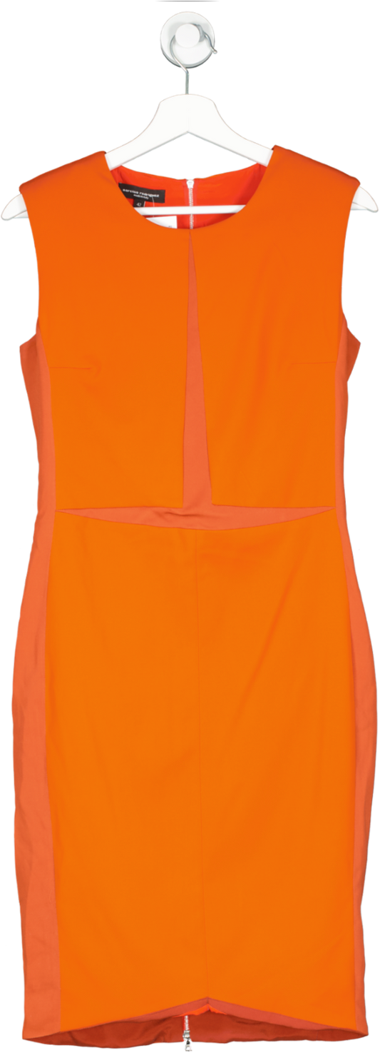 Narciso Rodriguez Orange Panel Shift Dress UK S