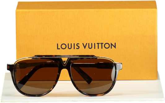 Louis Vuitton Tortoise Shell Acetate Frame Mascot Sunglasses Z0938W