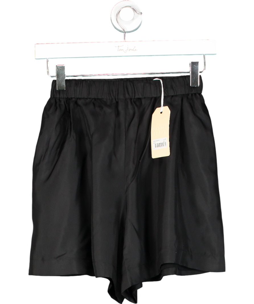 Sinead Keary Black "the Laura" - Silk Shorts UK 8