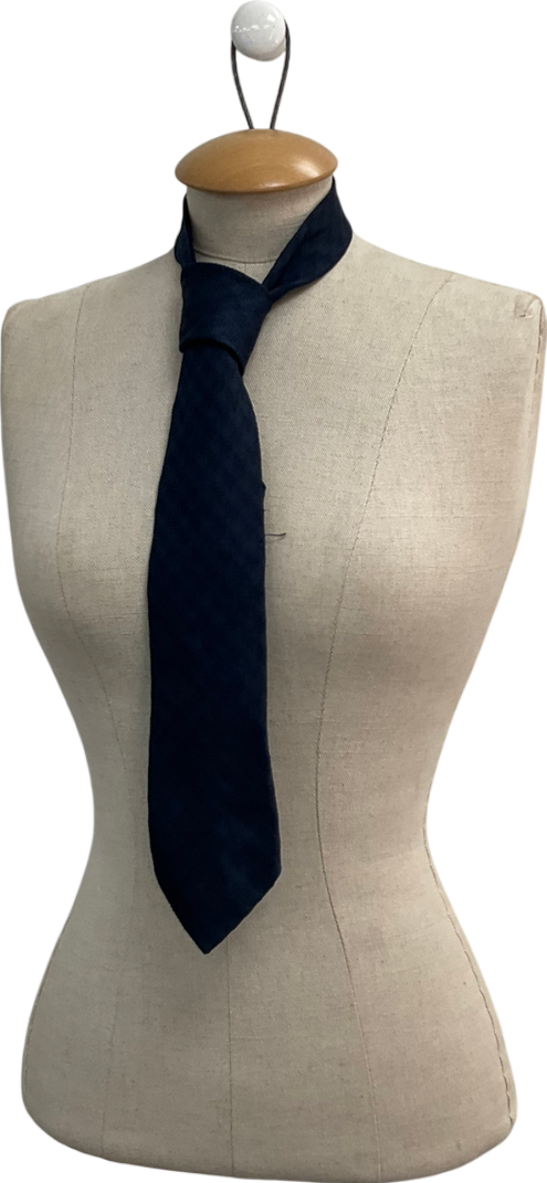 Barneys New York Blue Silk Tie One Size
