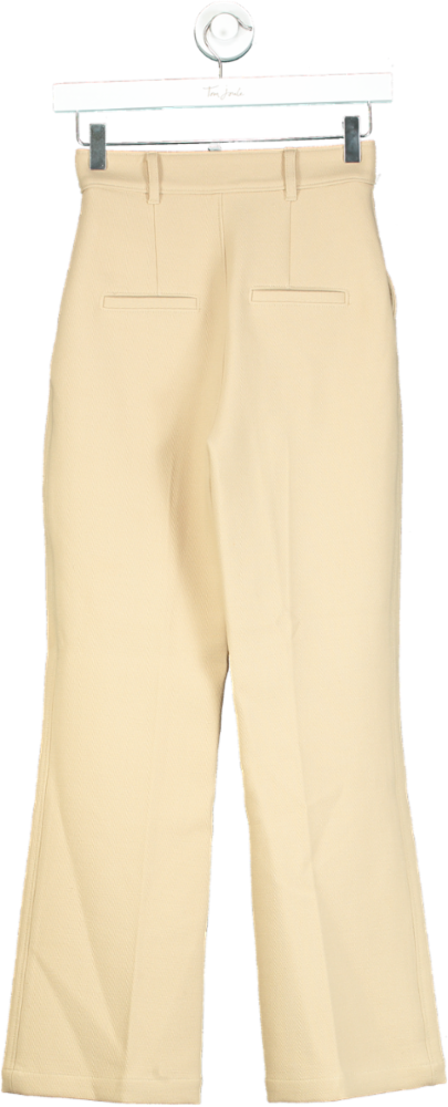 & Other Stories Beige Paris Atelier Trousers UK 8