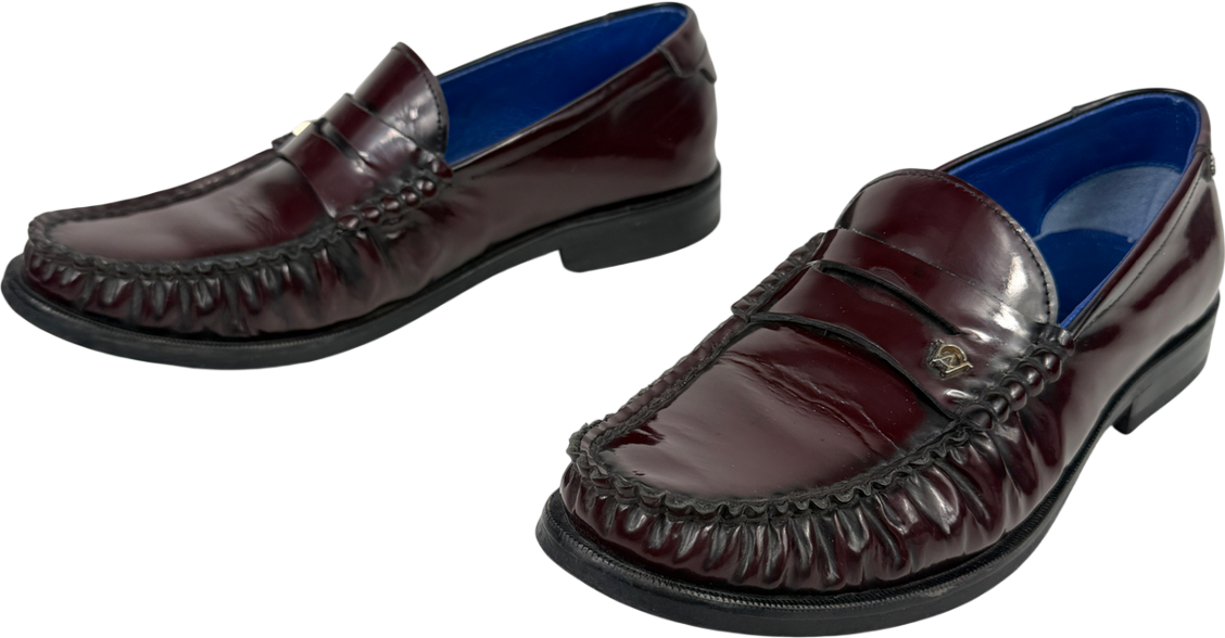Manc Red Burgundy Loafer UK 6 EU 39 👠