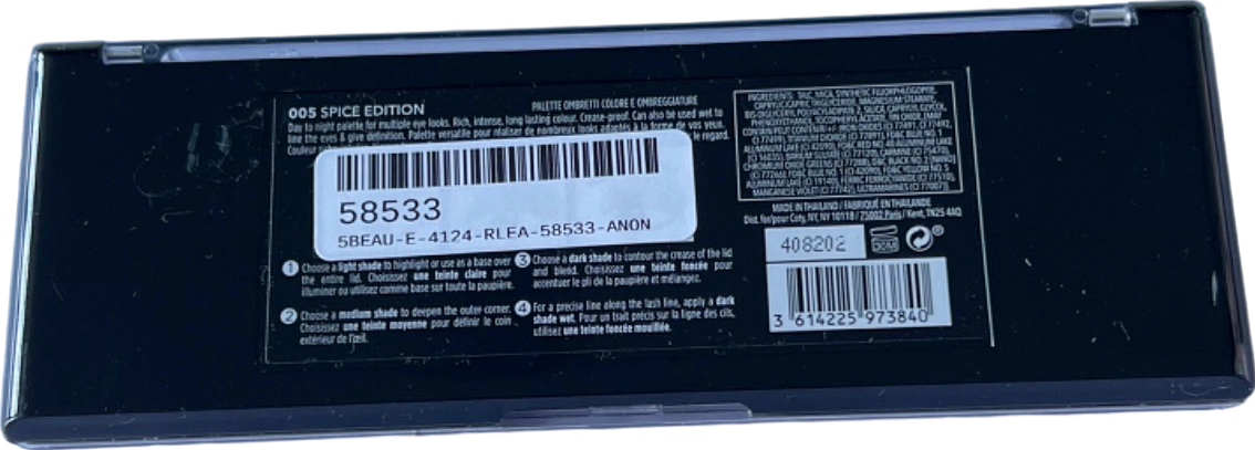 Rimmel Magnif'eyes Spice Edition Eye Contouring Palette 005 Spice Edition