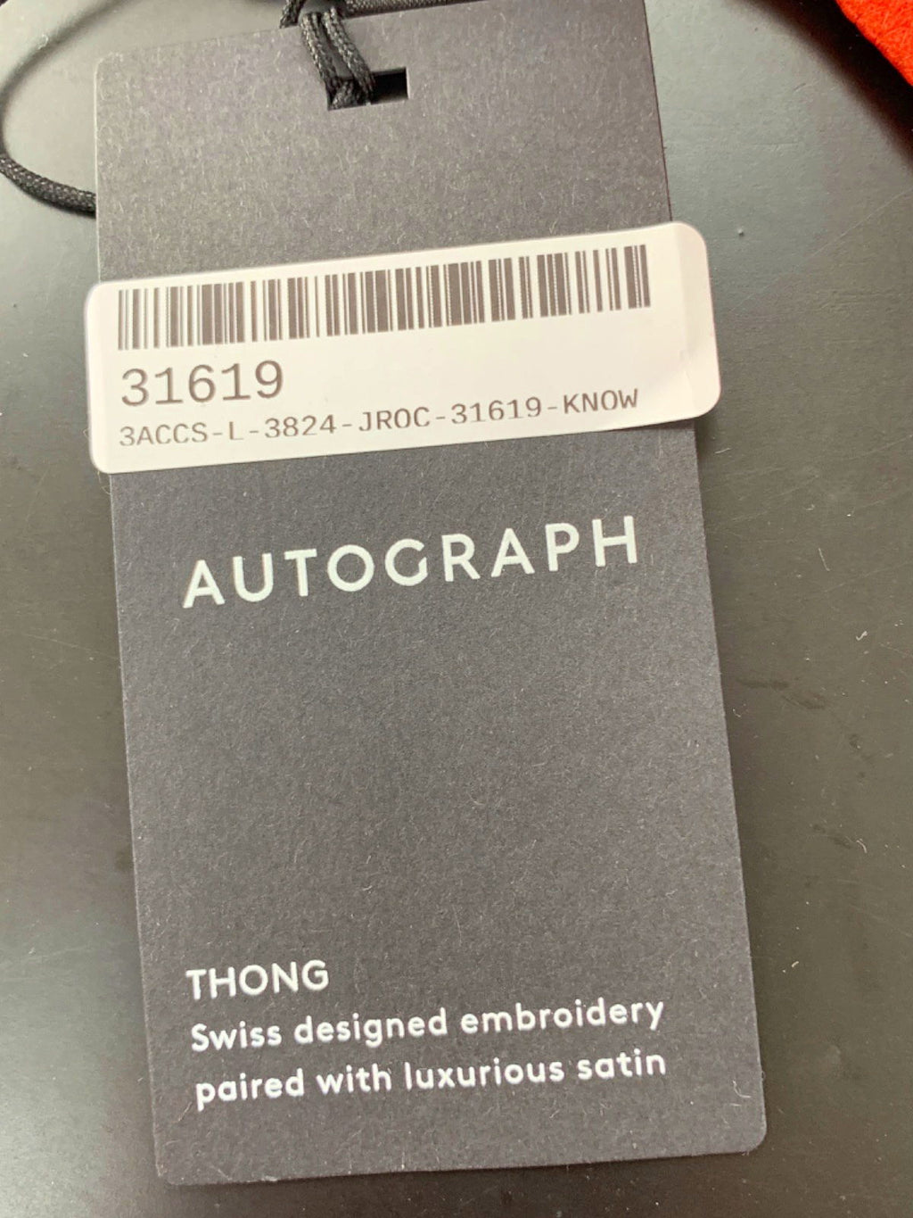 Autograph Orange Thong UK 8