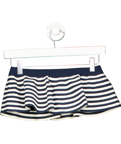 Christian Dior Blue Stripe Bandeau Top UK M