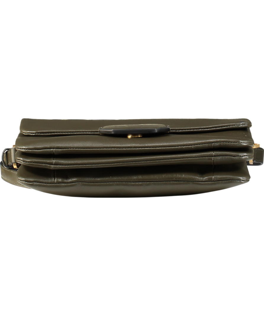 AllSaints Dark Green  Leather Shoulder Bag