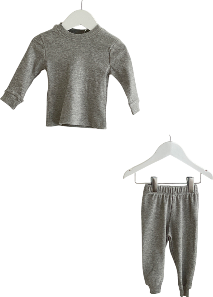 Samli premium collection Grey Knitted Cotton Set 3-6 Months