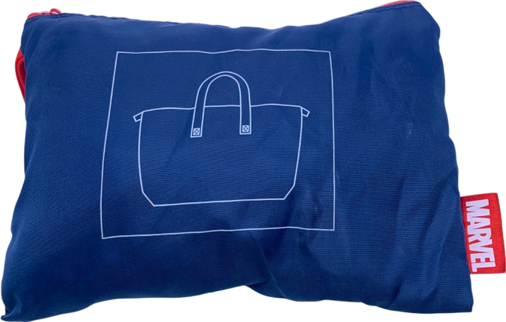 Marvel Blue Tote Bag One Size