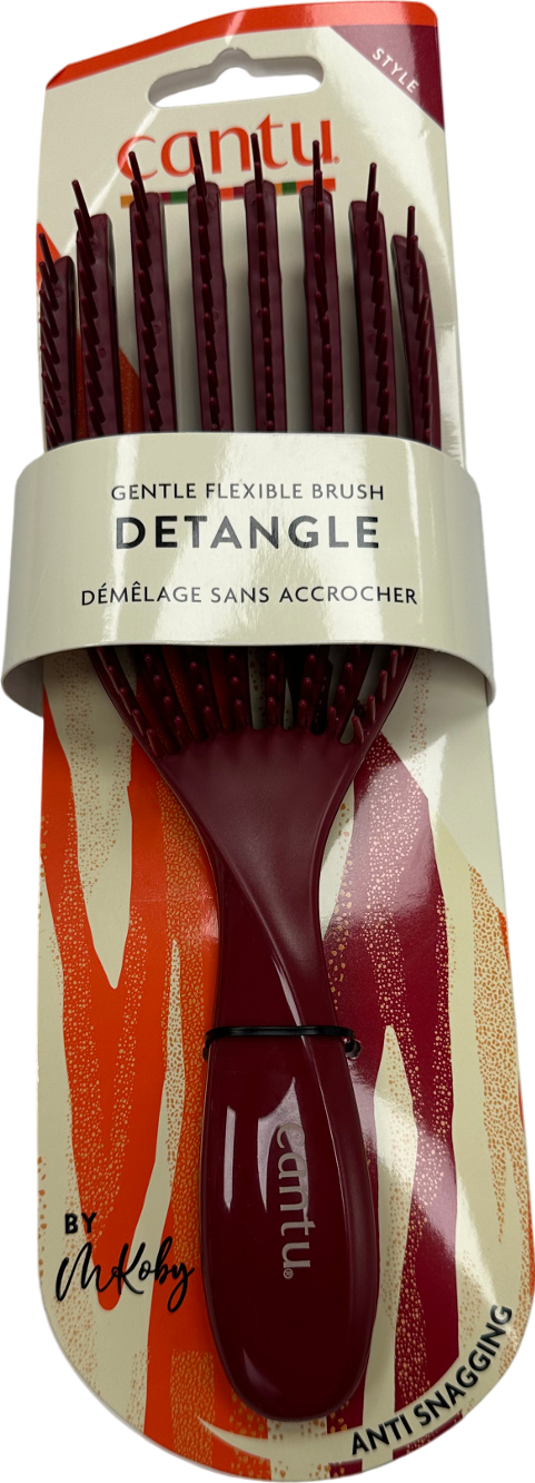 Cantu Red Detangle Gentle Flexible Brush