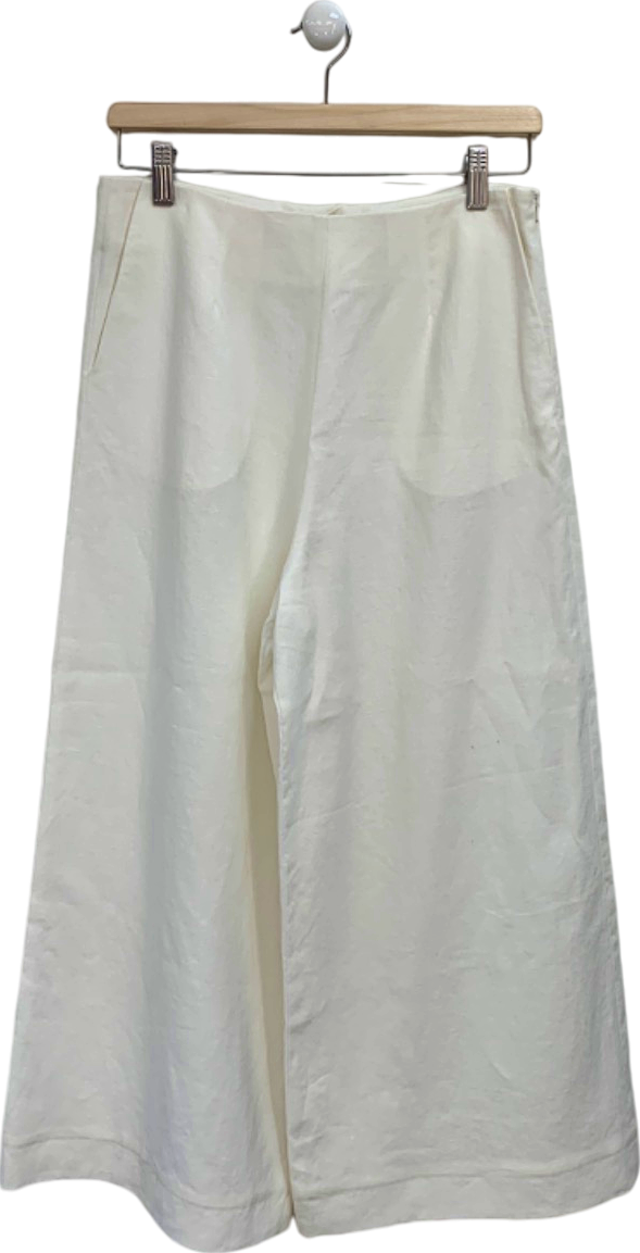 Bamford White Wide Leg Pant UK M