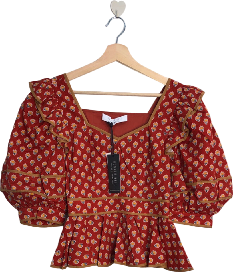 Hunter Bell Burgundy Blayne Top UK Size 6