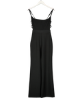 Tiger Mist Black Wide Leg Backless Strappy Jumpsuit UK M