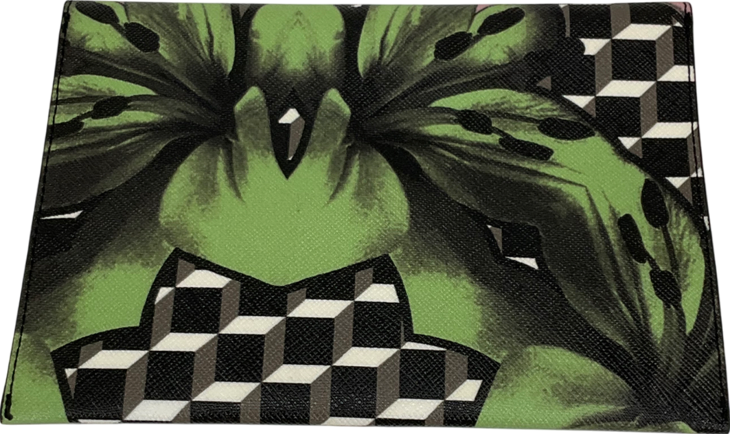 Pierre Hardy Green Envelope Clutch