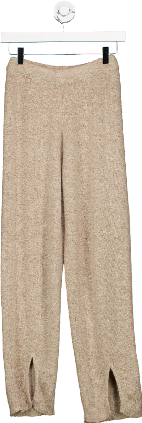 Miss Rosier Beige Knitted Trousers S