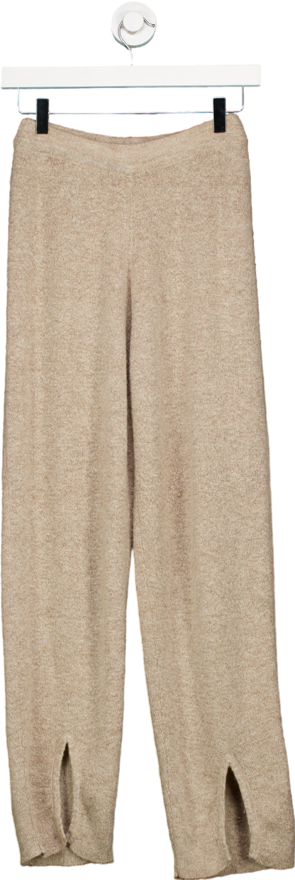 Miss Rosier Beige Knitted Trousers S