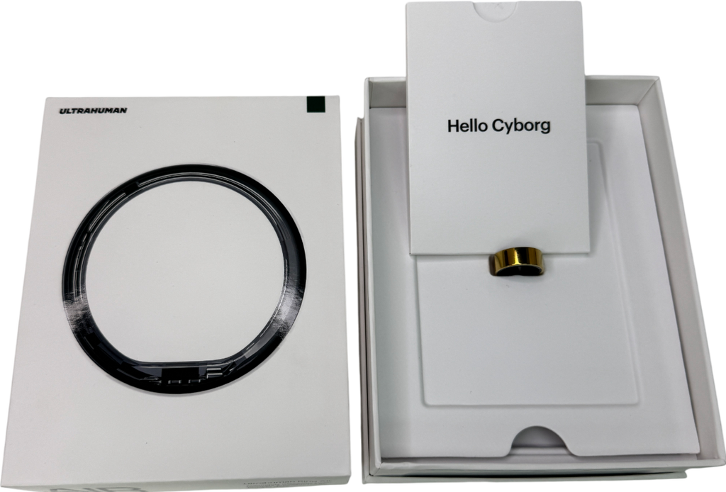 ULTRAHUMAN Metallic Gold Ring Air Smart Ring Size 05 One Size