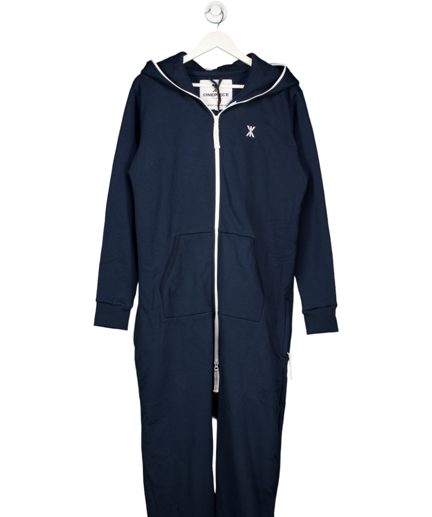 ONEPIECE Navy Blue Original 2.0 Zip Up Onesie UK L