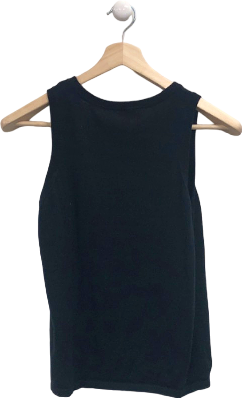 J McLaughlin Black Sleeveless Top UK S