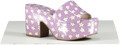 Larroude Purple Miso Floral Patent Mule UK 3.5 👠