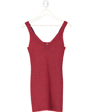 Camilla And Marc Red Nami Knit Dress UK XS