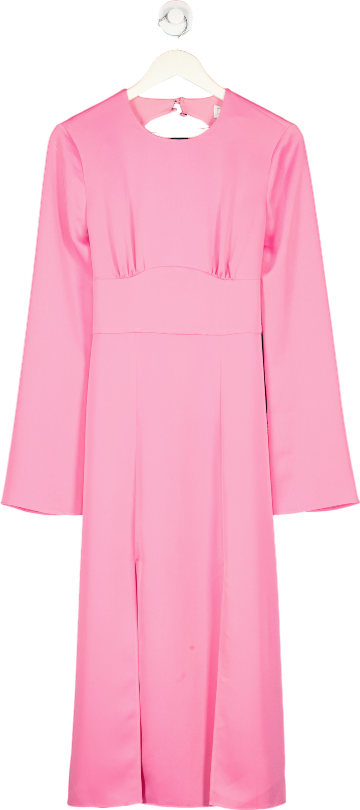 VéStire Pink Long Sleeve Bow-Tie Dress UK 8