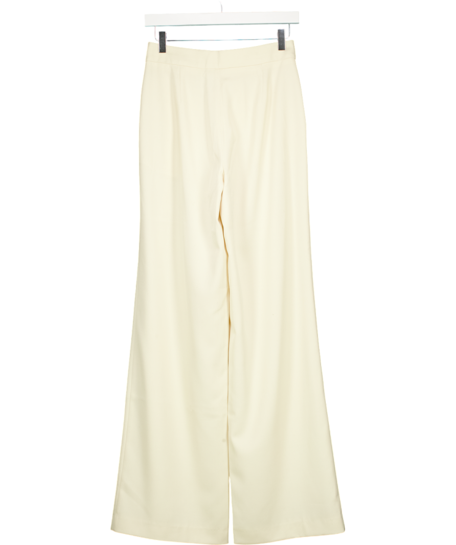 Sezane Cream Cesar Trousers  Ecru UK 8