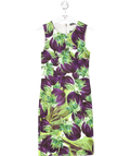 Dolce & Gabbana Aubergine Print Mini Dress UK 10