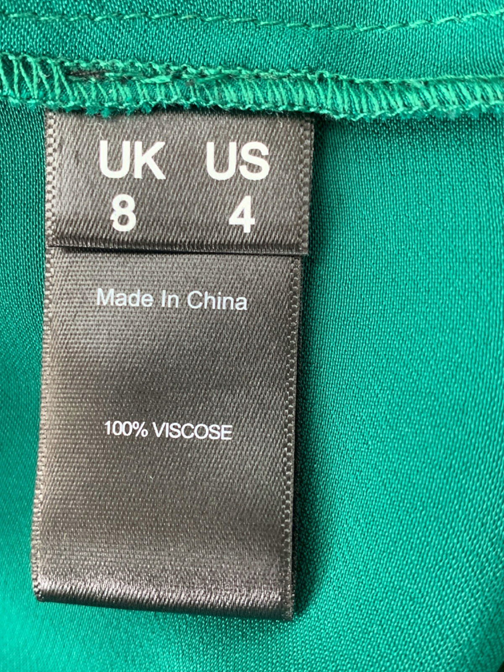 Kitri Green Satin Pyjamas with Feather Trim UK 8