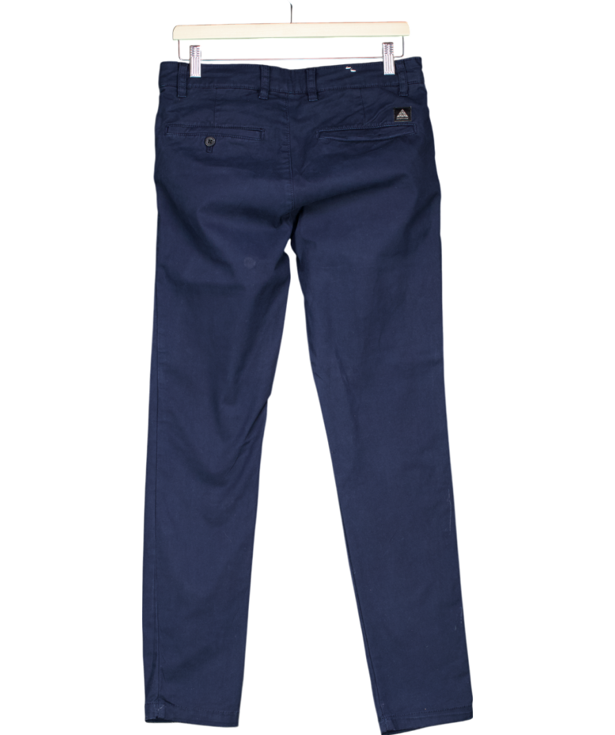 ZARA Blue Skinny Fit Chino Trousers UK 10