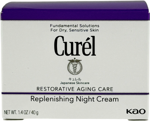 Curel Replenishing Night Cream For Dry, Sensitive Skin 40g