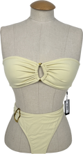 4th & Reckless Cream Cecelia Bikini Set UK 10