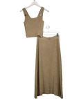 ZARA 2-PIECE BEIGE Knitted Set UK S