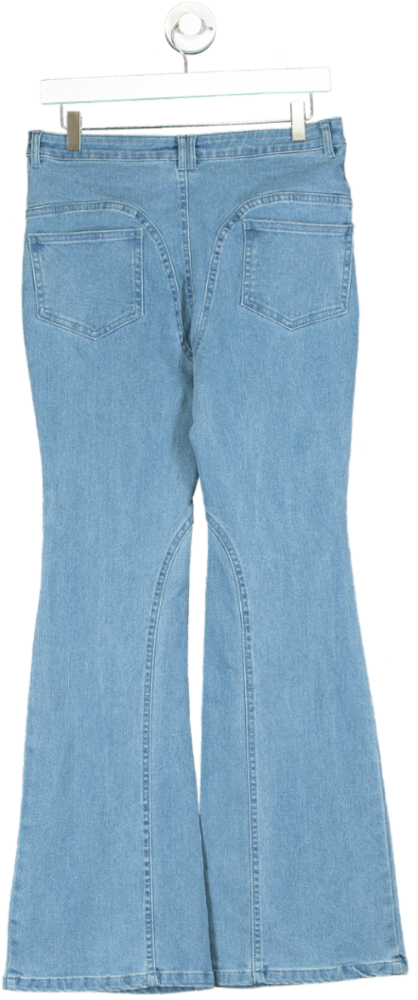 Oh Polly Blue Flared Jeans UK 8