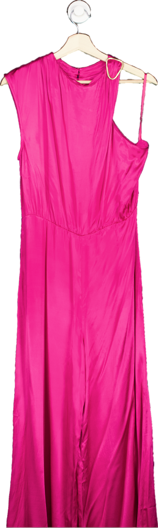 Anthropologie Corey Lynn Calter Pink One-Shoulder Dress M