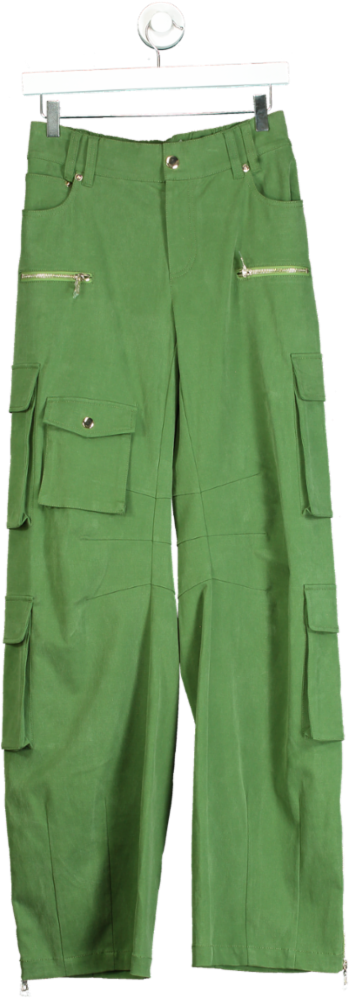 Alice + Olivia Green Cargo Trousers UK M