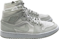 Nike Jordan 1 White /mid Spruce Aura Canvas High Top Trainers UK 5 EU 38 👠