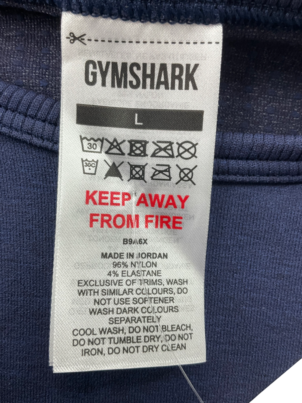 gymshark Blue Vital Seamless Shorts And Top UK L