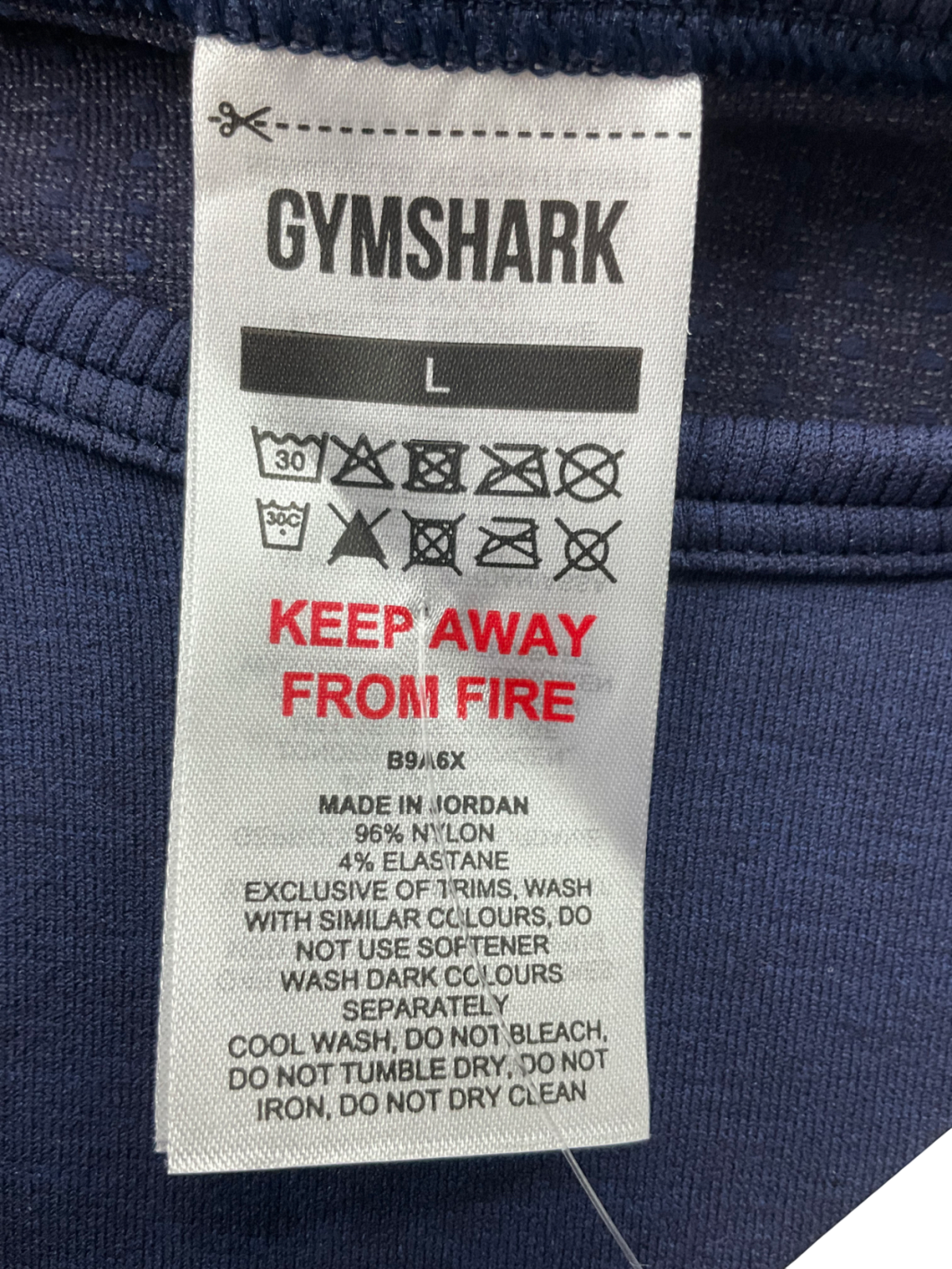 gymshark Blue Vital Seamless Shorts And Top UK L