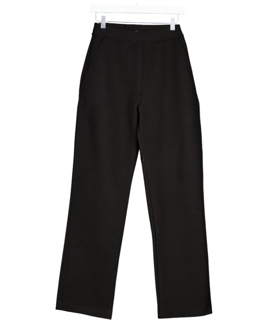 Evrywear Black Tailored Wide Leg Trousers UK S