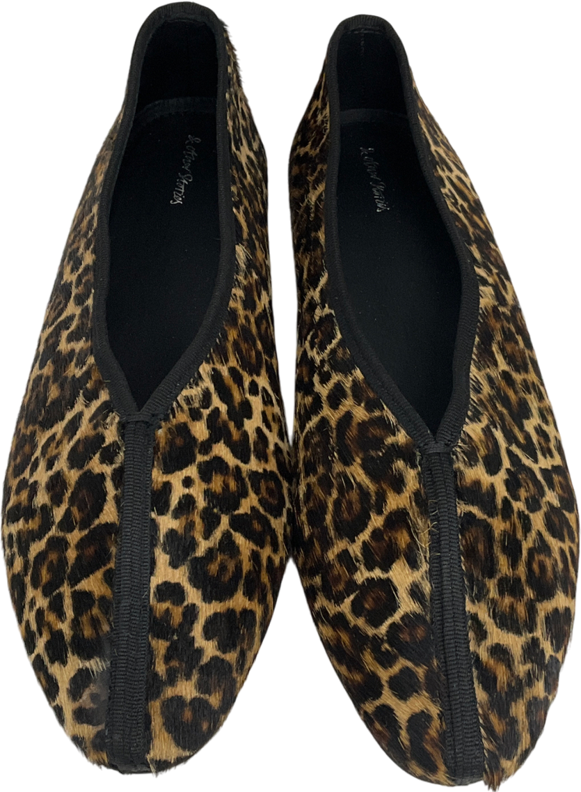 & Other Stories Brown Almond-toe Ballerina Flats UK 6 EU 39 👠