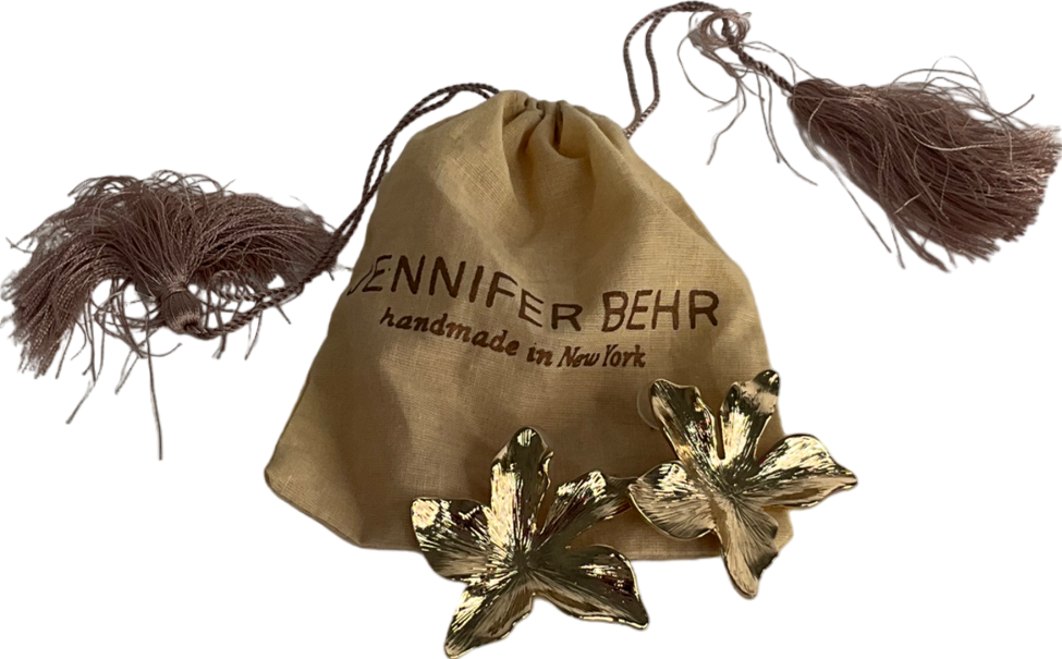 Jennifer behr Gold Rowena Earrings