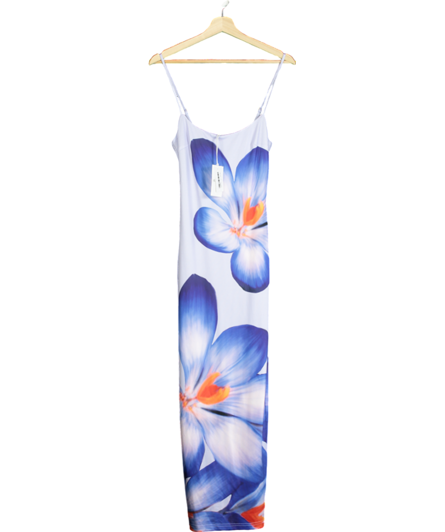 Runaway The Label Purple Deia Midi Dress UK XS