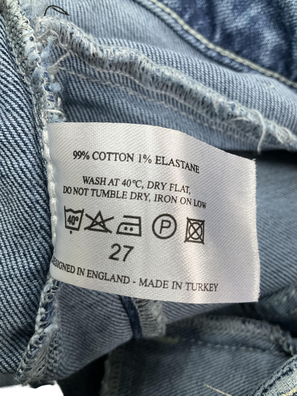 IDA Blue Wide Leg Jeans W27