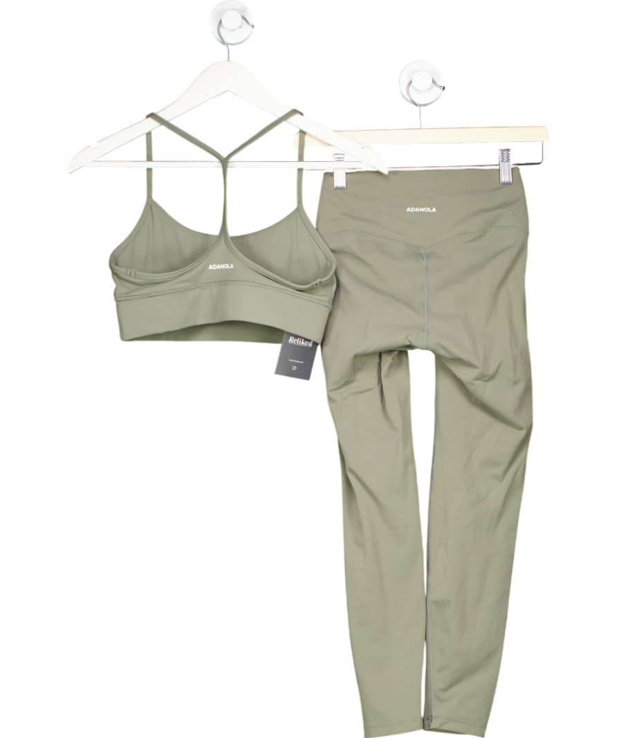 Adanola Green Ultimate Leggings And Sports Bra UK S